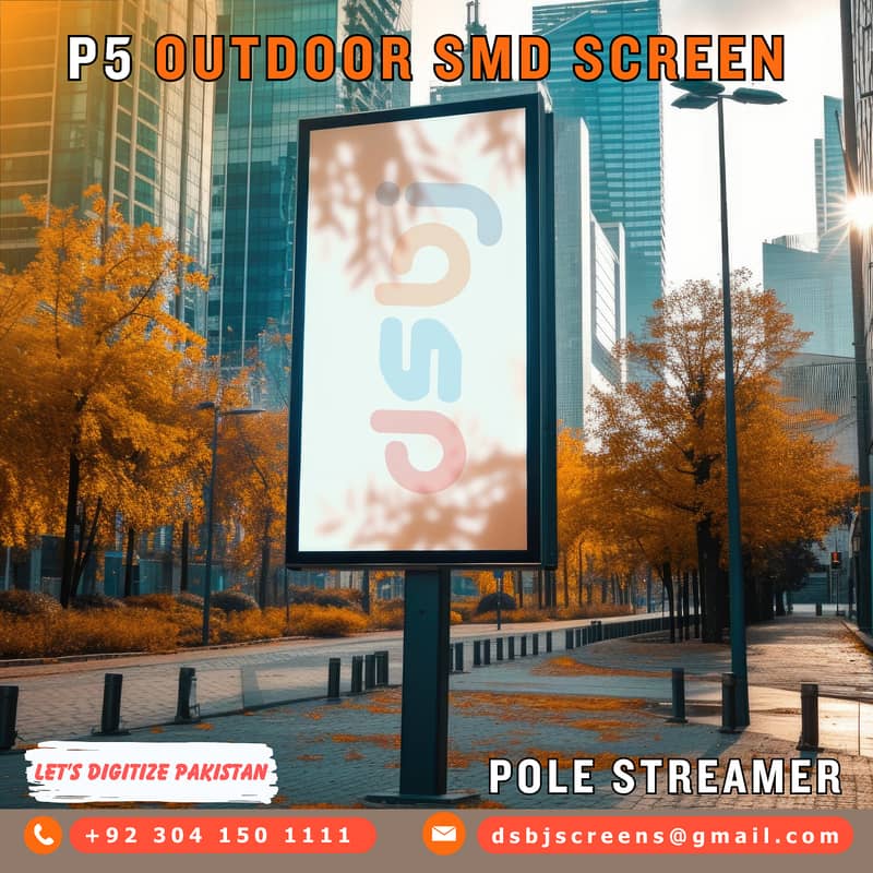 INDOOR SMD SCREEN -  INDOOR LED SCREEN - SMD POLE STREAMERS 5