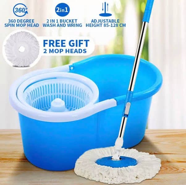 Magic Spin Mop 360 Rotation Bucket 0