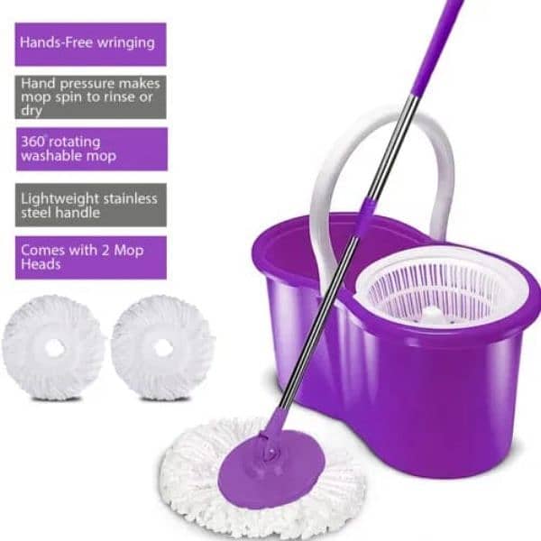 Magic Spin Mop 360 Rotation Bucket 1