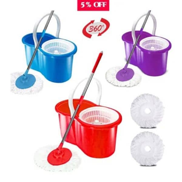 Magic Spin Mop 360 Rotation Bucket 2