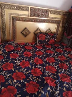 Double Bed with hard board sheet 8/10