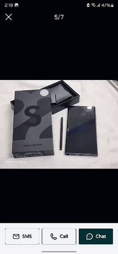 SUMSUNG S22 ULTRA BLACK WITH BOX