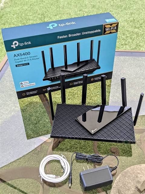 TP Link AX73 AX5400 Dual-Band 6-Stream Gigabit Wi-Fi 6 Router v1 0