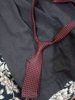 pent coat  with tie