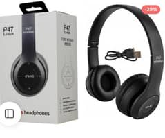 Wireless Headphones, P47 Bluetooth Foldable Headset with Microphone