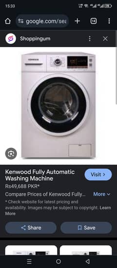 Kenwood Washing Machine Fully Automatic