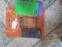 infinix hot40i 8+8gb ram/128gb memory with box with charger