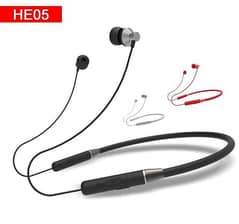 Lenovo HE05 Wireless Neckband Earphones with Delivery over in Pakistan