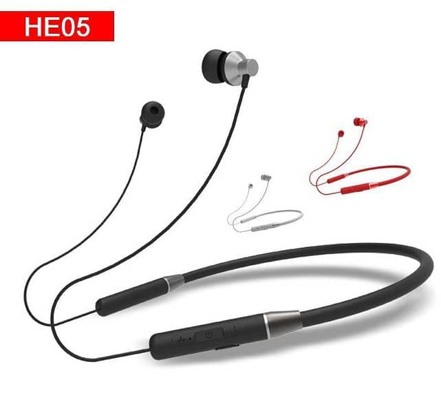 Lenovo HE05 Wireless Neckband Earphones with Delivery over in Pakistan 0