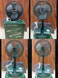 Portable fan with stand for hot summer