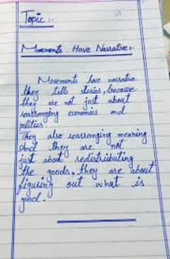 Handwriting Assignment Word