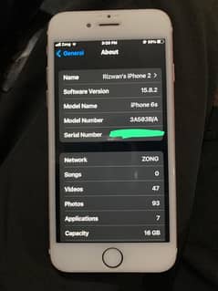 iPhone 6s pta approved 16gb