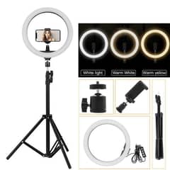 New Ring Light 26cm 10 inch Ring Fill Light Color Modes With Dimmable