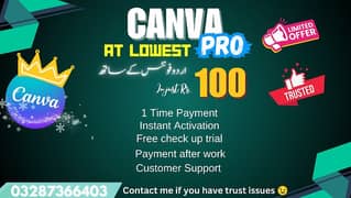 Get Canva Pro Software | Lifetime Warranty | Orginal Lightroom cc