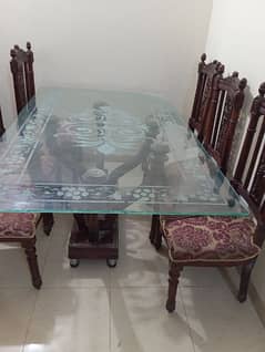 6 chairs dinning table