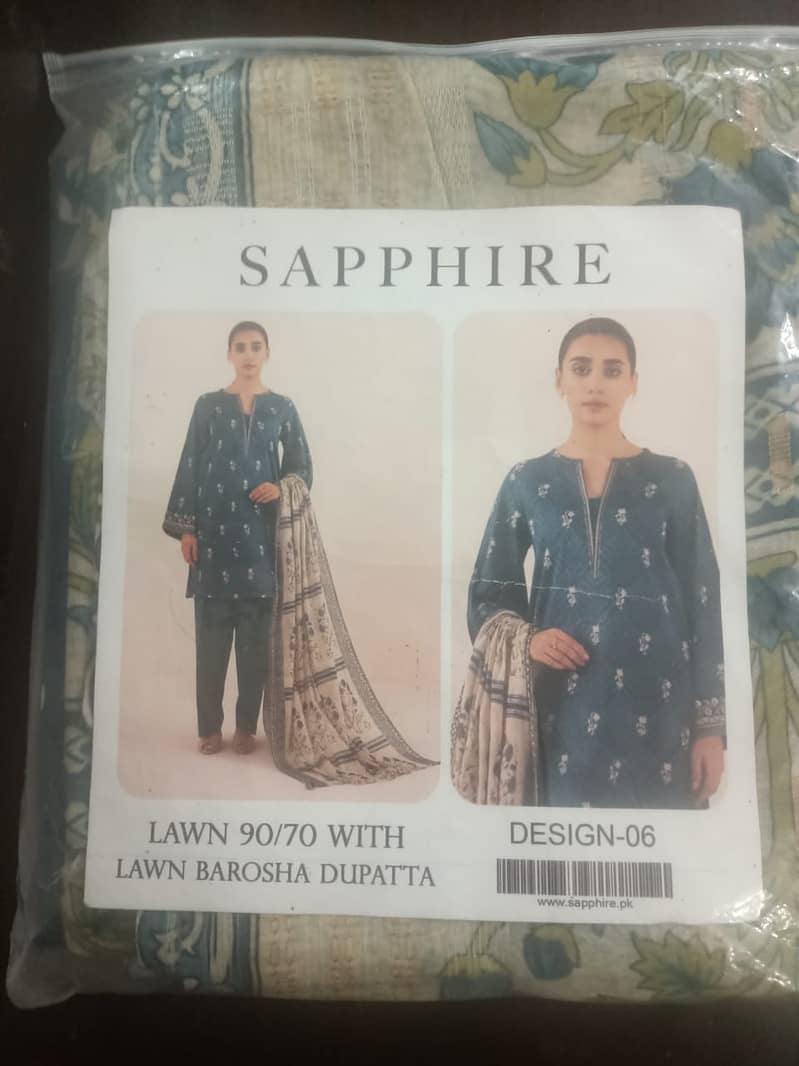 3pc suit /lawn suit / 3pc lawn dupptta suit /printed branded suit 6