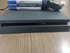 Ps4 slim 500gb all ok sealed with 3 titles