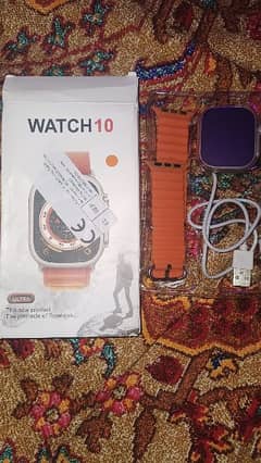 Watch 10 Ultra Orange color and t800 ultra 2 black
