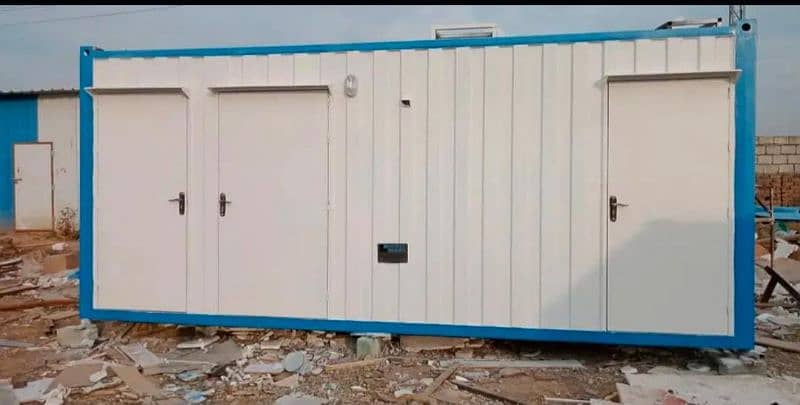 Mobile toilet washroom prefab guard room container home & office cabin 2