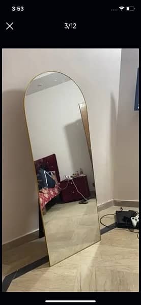 U shaped standing mirror for sale 1