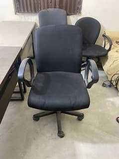Full Office setup chairs and tables in new condition