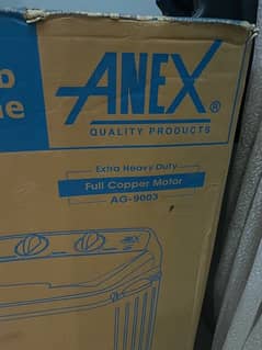 Anex Ag-9003 washing machine good condition