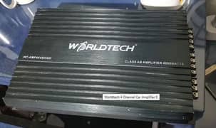 Worldtech 4 Channel Car Amplifier