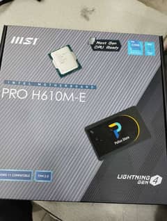 INTEL I5 12400F + MSI H610M PACKAGE AVAILABLE