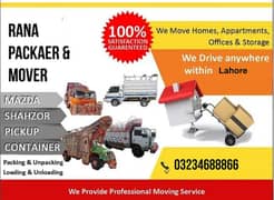 Loading/ Packers and Movers/House Shifting