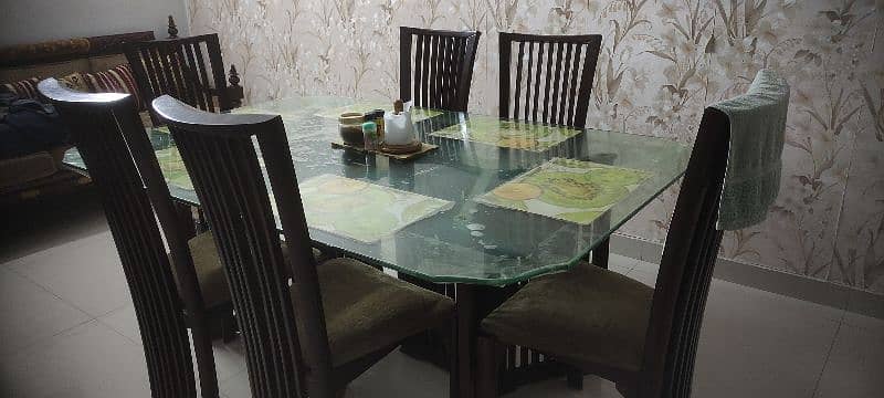 pure wood 6 seater dinning table for sale 5