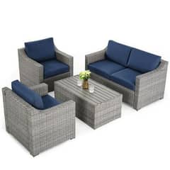 Rattan Outdoor, garden, restaurant patio Sofa set