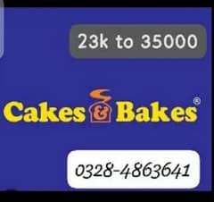 Cakes & bakes backery factory job lahore