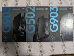 Logitech Lightspeed Wireless Mouse G502 & G903
