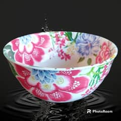 Double Printed Bowls / Red Dotted Bowl