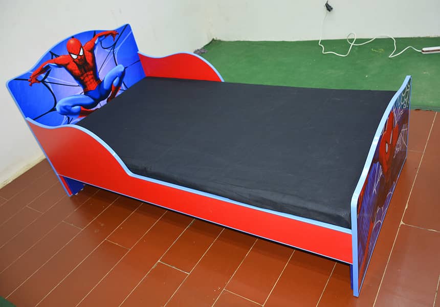 Kids Single Bed Boys Spiderman, Superman, Batman, Toys Story 1