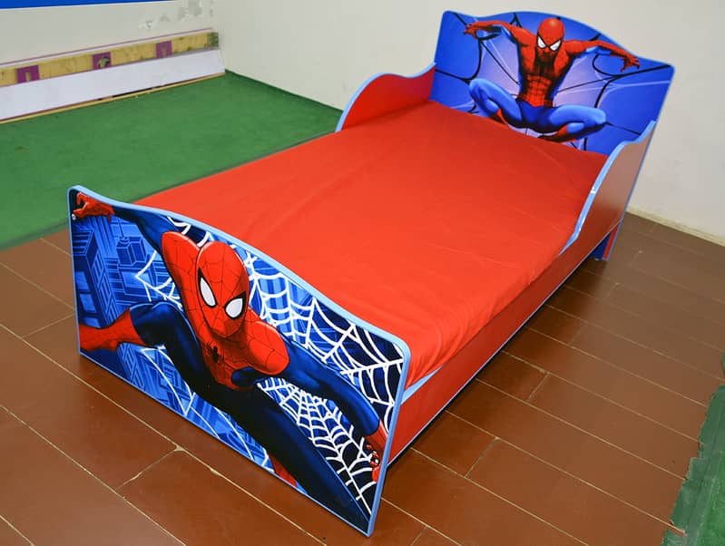 Kids Single Bed Boys Spiderman, Superman, Batman, Toys Story 0