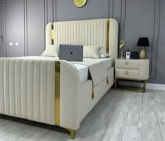double bed/bed set/furniture/Turkish bed set/glossy bed set