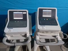 Imported ecg machines 3 , 6 and 12 channels with 10 leads ecg cables