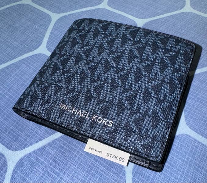 Michael Kors Men's Billfold Wallet with Coin Pocket(Admiral Blue) |USA 2