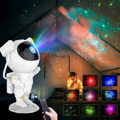 Remote control astronaut galaxy lamp project
