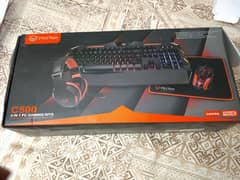 keyboard mouse headset combo Meetion c500