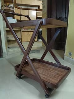 Pure Wooden Trolley