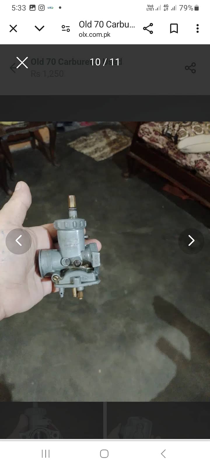 Old carburetor Honda 70 1