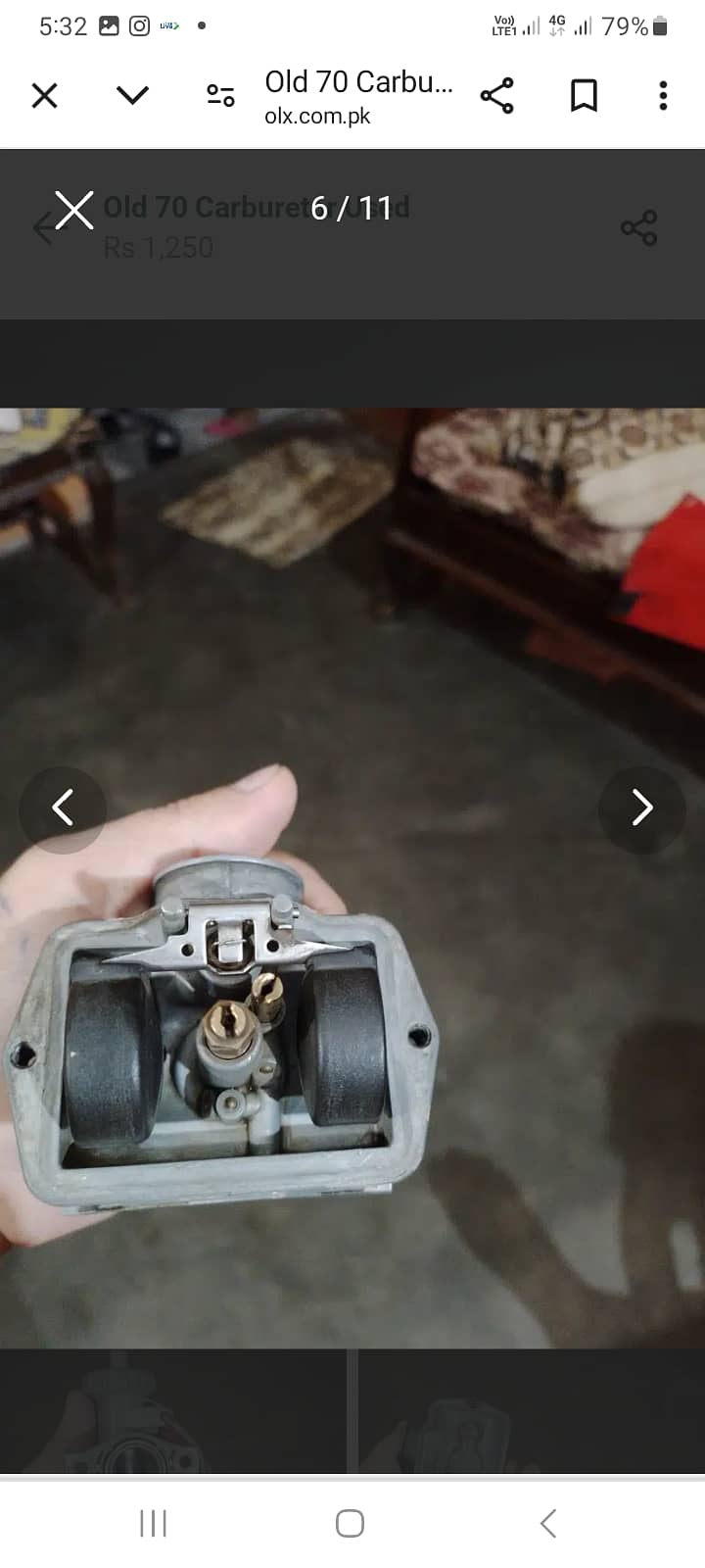 Old carburetor Honda 70 5