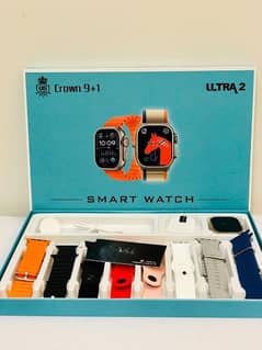 Crown 9+1 ultra Smart watch 8 straps