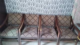 Four sofa chairs in good condition 0