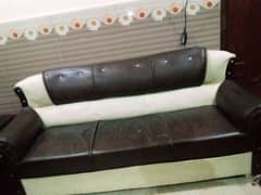2 imported leather sofa sets