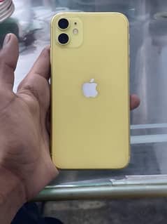 iphone 11 yellow  64 gb factory unlock  sim working