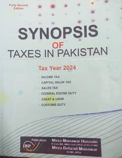 Synopsis of Tax Pakistan 2024