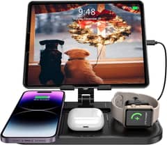 Apple Wireless Charging Station: Power Up Multiple Devices with Tablet